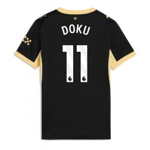 Manchester City Jeremy Doku #11 Gostujuci Dres za Ženska 2026-27 Kratak Rukavima